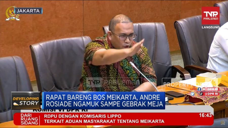 Gebrak Meja di Rapat Meikarta, Ada Apa?