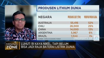 RI Kaya Nikel Tapi Belum Bisa Jadi Raja Baterai Dunia,Kenapa?