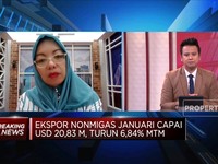 Video: Ekspor Januari RI Turun 6,36% (mtm), Ini Penyebabnya!
