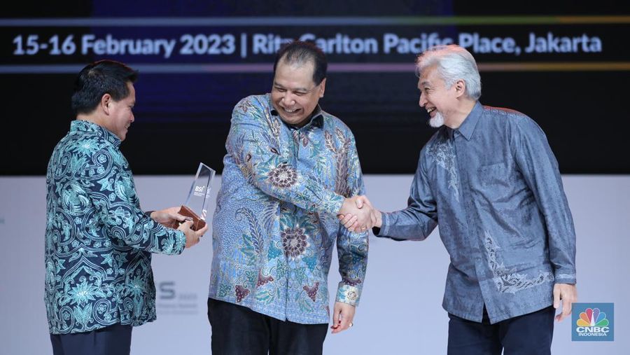 Suasana BSI Global Islamic Finance Summit 2023 hari ke 2 pada (16/2/2023). (CNBC Indonesia/Tri Susilo)