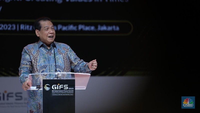 Suasana BSI Global Islamic Finance Summit 2023 hari ke 2 pada (16/2/2023). (CNBC Indonesia/Tri Susilo)