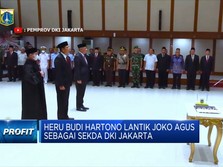 Heru Budi Hartono Lantik Joko Agus Sebagai Sekda DKI Jakarta