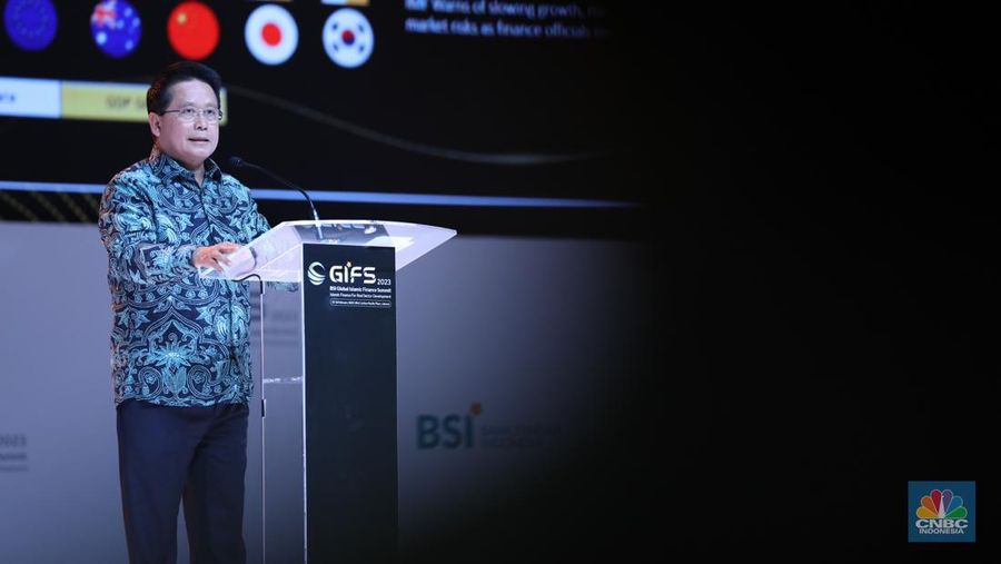 Suasana BSI Global Islamic Finance Summit 2023 hari ke 2 pada (16/2/2023). (CNBC Indonesia/Tri Susilo)