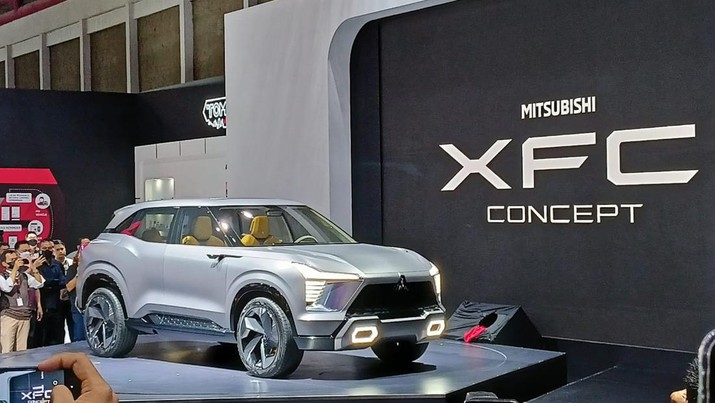 Mitsubishi XFC Concept di IIMS 2023 (CNBC Indonesia/Ferry Sandi)