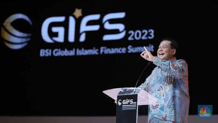 Suasana BSI Global Islamic Finance Summit 2023 hari ke 2 pada (16/2/2023). (CNBC Indonesia/Tri Susilo)