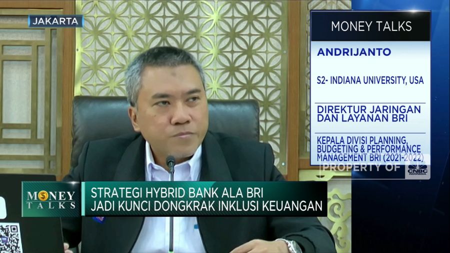 Strategi Hybrid Bank Ala BRI, Kunci Dongkrak Inklusi Keuangan (CNBC Indonesia TV)