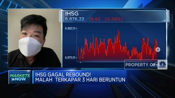 Video: Gagal Rebound, IHSG Terkapar 3 Hari Beruntun!