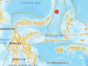 Gempa Bumi Terkini M 5,2 Guncang Ondong Kepualuan Sitaro, Berpusat di Laut