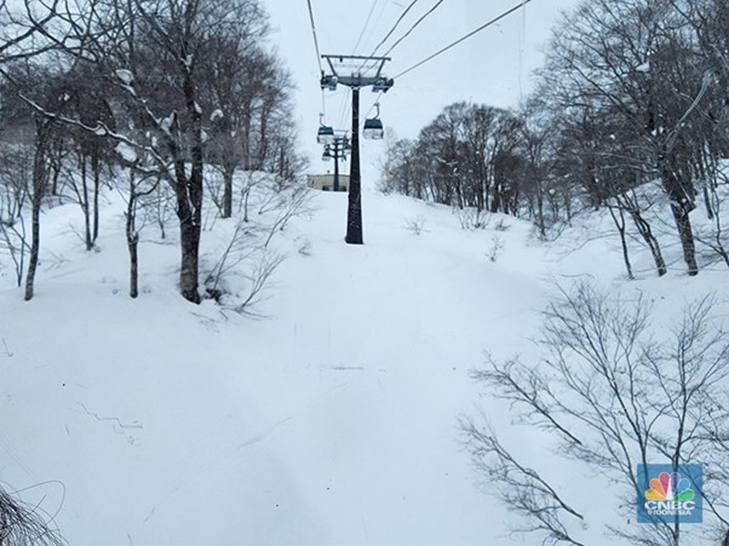 Wisata Salju di Hakuba Jepang. (CNBC Indonesia/Tommy Patrio S)Tommy )