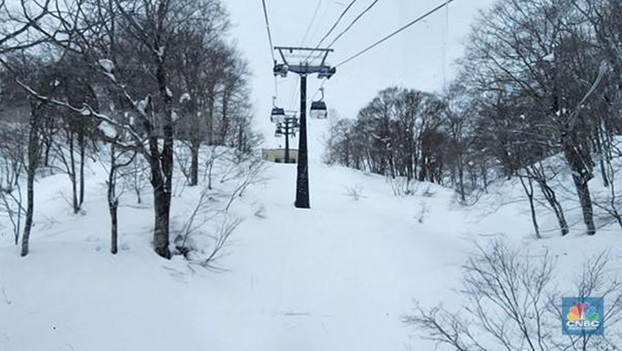 Wisata Salju di Hakuba Jepang. (CNBC Indonesia/Tommy Patrio S)Tommy )