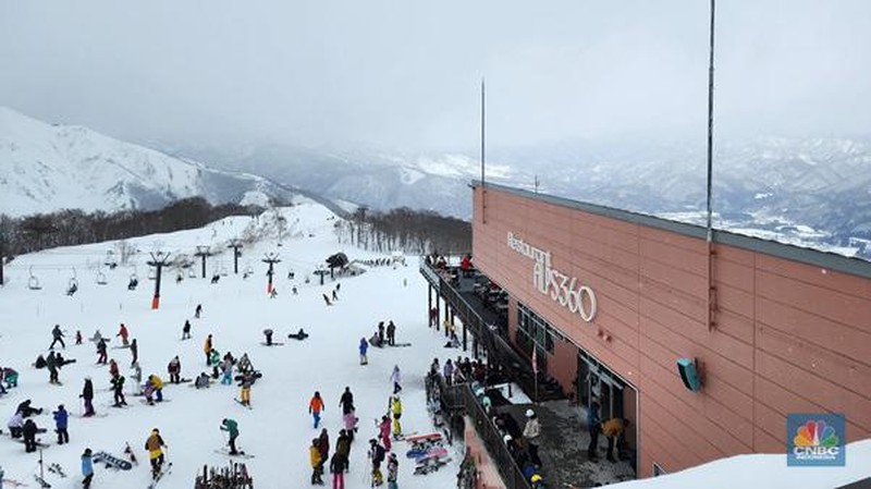Wisata Salju di Hakuba Jepang. (CNBC Indonesia/Tommy Patrio S)Tommy )