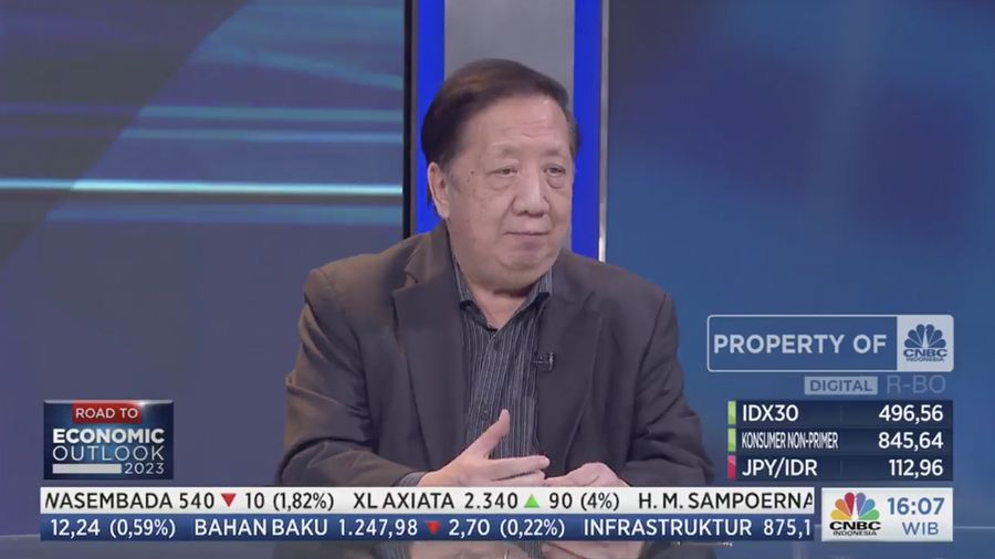 Direktur Utama PT Pakuwon Jati Tbk Stefanus Ridwan, dalam Road to Economic Outlook CNBC Indonesia, Senin (20/2/2023). (Tangkapan Layar CNBC Indonesia TV)