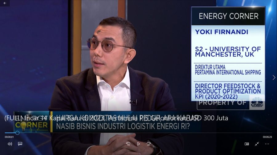 Incar 14 Kapal di 2023, Pertamina PIS Gelontorkan USD 300 Juta  (CNBC Indonesia TV)