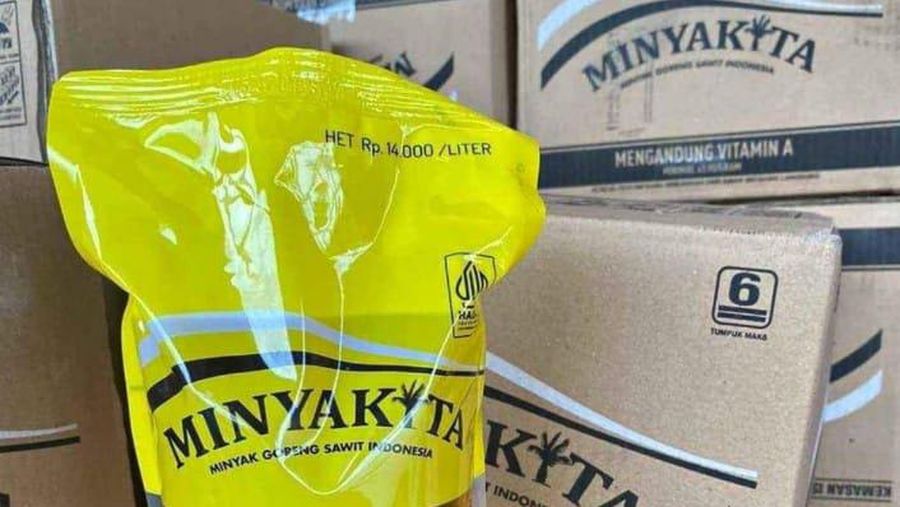 Kementerian Perdagangan (Kemendag) melarang keras penjualan minyak goreng kemasan merek pemerintah, Minyakita secara online. (Tangkapan Layar Toko Online)