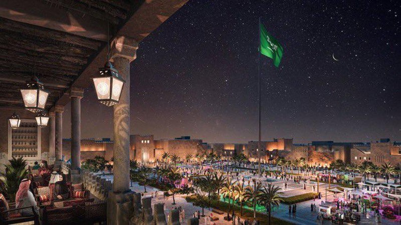 Putra Mahkota Saudi Mohammed bin Salman (MbS) akan membangun gedung raksasa berbentuk kubus atau The Mukaab yang dikritik sejumlah pihak sebagai Ka'bah baru. (Tangkapan layar newmurabba.com)