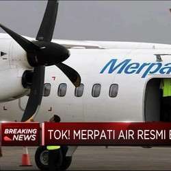 VIdeo: Tok! Merpati Air Resmi Bubar