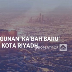 Geger Pembangunan 'Ka'bah Baru' di Jantung Ibu Kota Riyadh