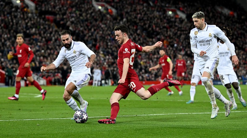 Liverpool menjamu Real Madrid pada laga leg pertama babak 16 besar Liga Champions di Anfield, Rabu (22/2/2023) dini hari WIB. (Liverpool FC via Getty Images/Andrew Powell) Liverpool menjamu Real Madrid pada laga leg pertama babak 16 besar Liga Champions di Anfield, Rabu (22/2/2023) dini hari WIB. (Liverpool FC via Getty Images/Andrew Powell)