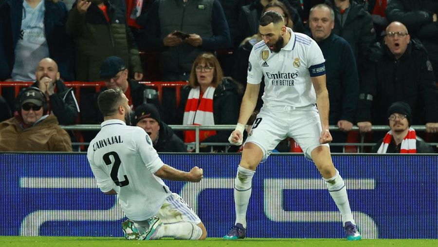 Liverpool menjamu Real Madrid pada laga leg pertama babak 16 besar Liga Champions di Anfield, Rabu (22/2/2023) dini hari WIB. (Liverpool FC via Getty Images/Andrew Powell)