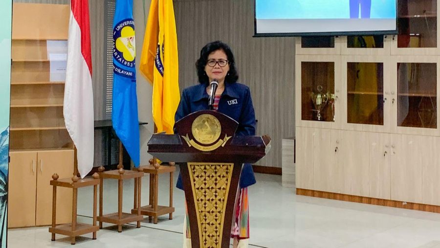 Allo Bank dan InvestasiKu Kembali mengadakan literasi keuangan digital melalui acara Allo Invest Goes to Campus. Acara ini berlangsung Bersama Kampus Universitas Kristen Indonesia, Cawang, Jakarta Timur pada Kamis (23/2). (Dok. InvestasiKu)