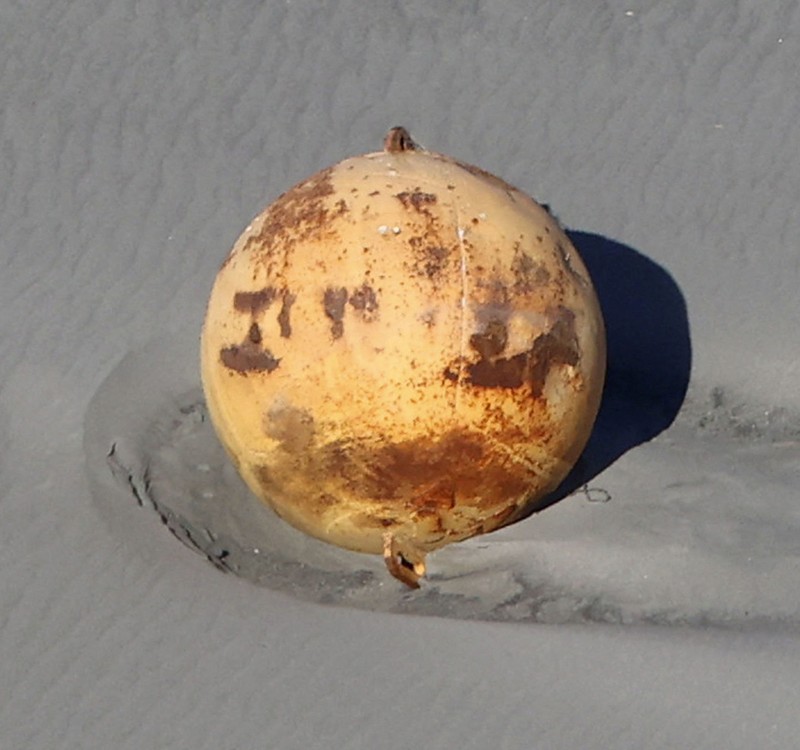 Sebuah bola terlihat di pantai di Hamamatsu, Jepang 22 Februari 2023 dalam gambar diam yang diperoleh dari media sosial (via REUTERS) Sebuah bola terlihat di pantai di Hamamatsu, Jepang 22 Februari 2023 dalam gambar diam yang diperoleh dari media sosial (via REUTERS)