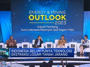 RI Belum Punya Teknologi Ekstraksi Logam Tanah Jarang