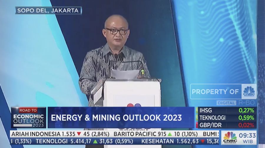 Iwan Utama dalam Energy & Mining Outlook 2023 mengusung tema 
