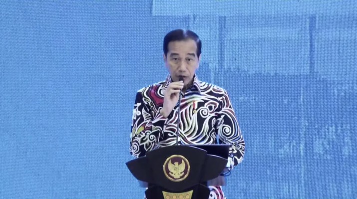 Pengarahan Presiden Jokowi pada pembukaan Rakernas APPSI tahun 2023, Balikpapan, (23/2/2023). (Tangkapan layar Youtube Setpres RI) Pengarahan Presiden Jokowi pada pembukaan Rakernas APPSI tahun 2023, Balikpapan, (23/2/2023). (Tangkapan layar Youtube Setpres RI)