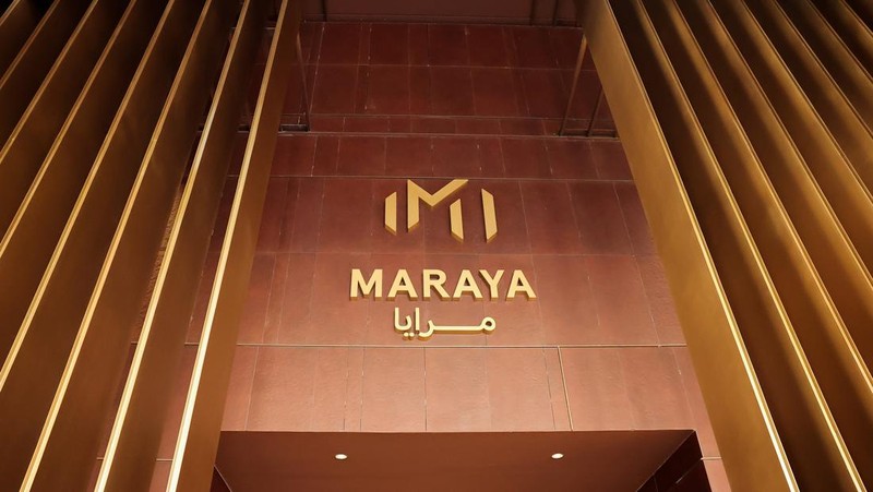 Gedung cermin Maraya di Al Ula, Arab Saudi, pada Selasa, 6 November 2022. Kementerian Pariwisata menargetkan 12 juta turis asing tahun ini, dengan pariwisata di jalur yang tepat untuk berkontribusi sekitar 4% dari hasil ekonomi, Menteri Pariwisata Ahmed Al Khateeb dikatakan. (Maya Siddiqui/Bloomberg via Getty Images)