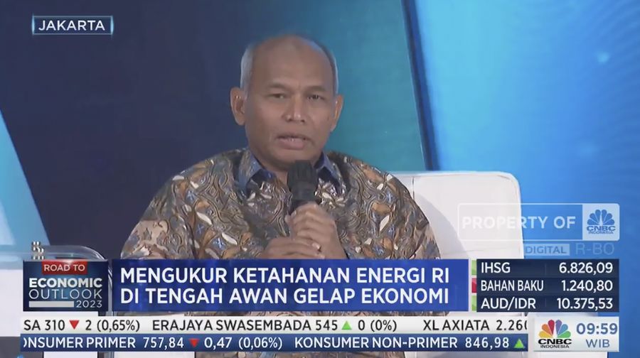 Sekretaris Jendral Dewan Energi Nasional Djoko Siswanto, dalam Energy & Mining Outlook 2023 mengusung tema 