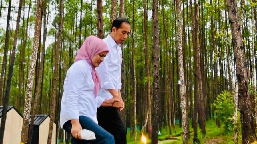 Cuaca sejuk pagi hari Ibu Kota Nusantara (IKN) mengawali hari ketiga kunjungan kerja Presiden Joko Widodo dan Ibu Iriana Joko Widodo di Provinsi Kalimantan Timur, pada Jumat, 24 Februari 2023. (Dok: Biro Pers)