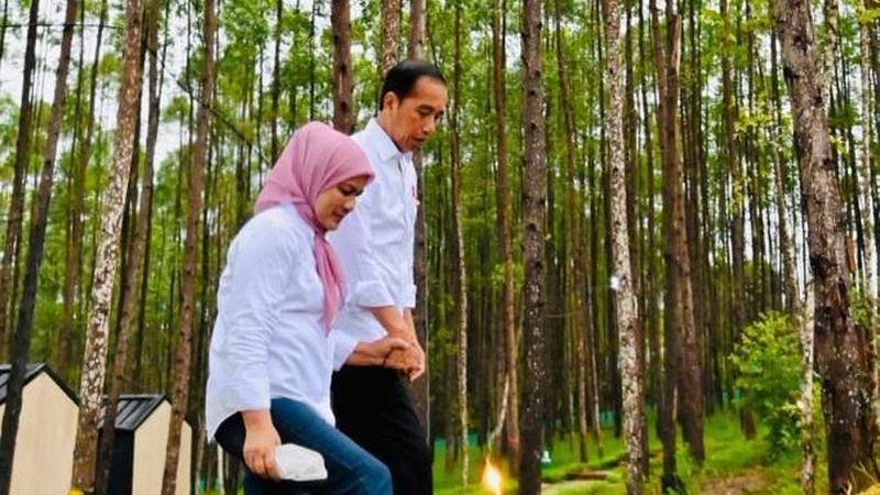Cuaca sejuk pagi hari Ibu Kota Nusantara (IKN) mengawali hari ketiga kunjungan kerja Presiden Joko Widodo dan Ibu Iriana Joko Widodo di Provinsi Kalimantan Timur, pada Jumat, 24 Februari 2023. (Dok: Biro Pers)