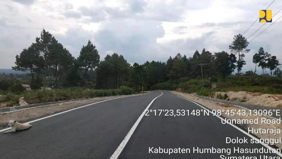 Kementerian Pekerjaan Umum dan Perumahan Rakyat (PUPR) telah menyelesaikan 24 pekerjaan konstruksi jalan dan jembatan di kawasan pariwisata Danau Toba, Sumatera Utara. (Dok. Kementerian PUPR)