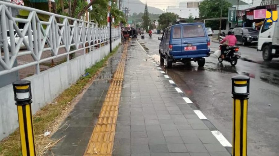 Kementerian Pekerjaan Umum dan Perumahan Rakyat (PUPR) telah menyelesaikan 24 pekerjaan konstruksi jalan dan jembatan di kawasan pariwisata Danau Toba, Sumatera Utara. (Dok. Kementerian PUPR)