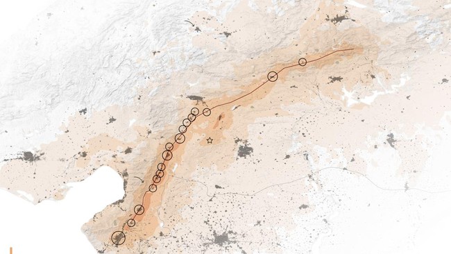 Gempa Dahsyat Bikin Bumi Retak 300 Km, Begini Wujudnya