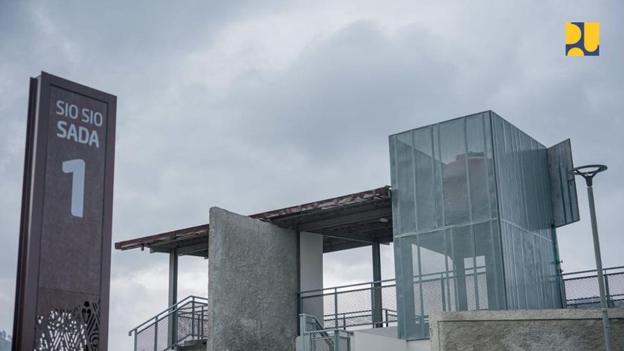 Indonesia akan punya Patung Yesus tertinggi dengan nama  Patung Kristus Penyelamat di Puncak Bukit  Sibea-bea setinggi 61 meter, Samosir Sumatera Utara. Sebelumnya ada  Monumen Yesus Memberkati di Manado, Sulawesi Utara. (Dok. Kementerian PUPR)