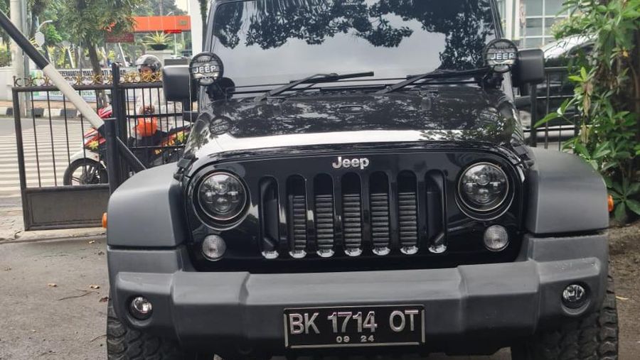 Jeep Rubicon milik hakim PN Medan. (Foto: Istimewa)