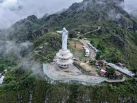 RI Punya Patung Yesus Tertinggi Dunia, Ini Penampakannya