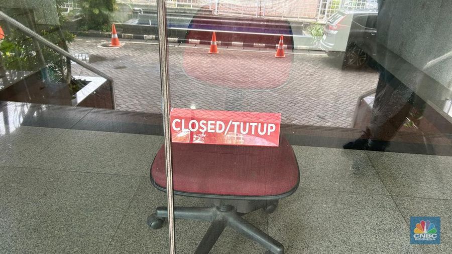 Situasi kantor PT Sun Intetnational capital, perusahaan yang jadi jaminan jika Indosurya gagal bayar. (CNBC Indonesia/zefanya aprilia)