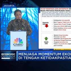 Menko Airlangga: RI Waspada & Antisipasi Risiko Global 2023