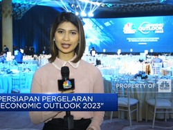 CT Hingga Menteri Jokowi Hadir di Economic Outlook 2023