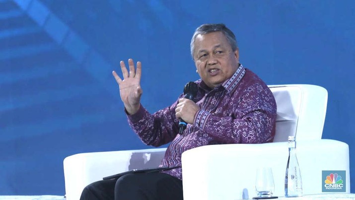 Gubernur BI, Perry Warjiyo dalam Economic Outlook 2023 dengan tema Gubernur BI, Perry Warjiyo dalam Economic Outlook 2023 dengan tema