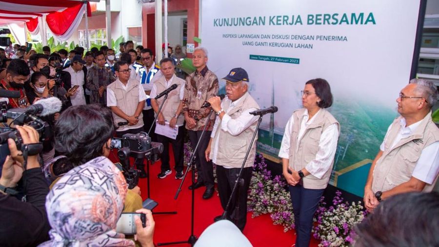 Kementerian Pekerjaan Umum dan Perumahan Rakyat (PUPR) bersama badan usaha jalan tol (BUJT) tengah melaksanakan proyek strategis nasional (PSN) Jalan Tol Solo - Yogyakarta - NYIA Kulonprogo untuk meningkatkan konektivitas dan mengurai kemacetan di Jawa Tengah dan Yogyakarta. Dok. Biro Pers PUPR