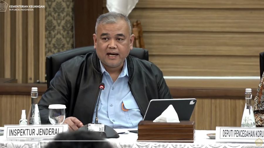 Konferensi Pers Sinergi Kemenkeu dan KPK dalam Pengawasan Pegawai Kementerian Keuangan
