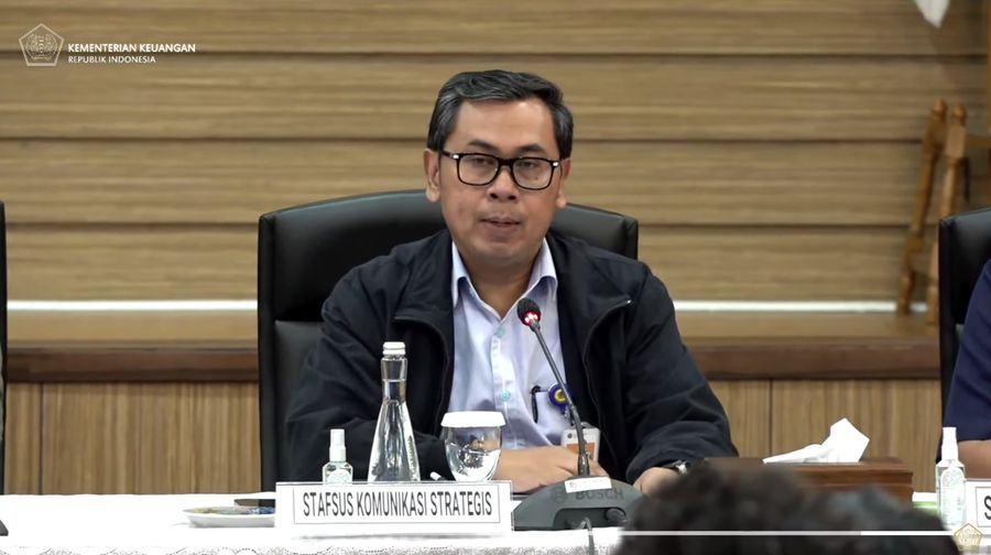 Konferensi Pers Sinergi Kemenkeu dan KPK dalam Pengawasan Pegawai Kementerian Keuangan