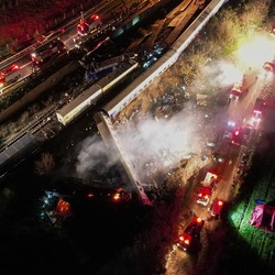 Horor Tabrakan Kereta di Yunani, Korban Tewas Capai 36 Orang