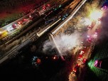 Horor Tabrakan Kereta di Yunani, Korban Tewas Capai 36 Orang