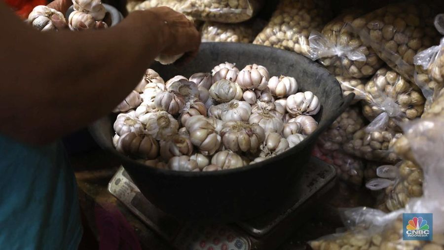 Bawang Putih (CNBC Indonesia/Tri Susilo)