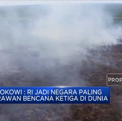 Jokowi: RI Jadi Negara Paling Rawan Bencana Ketiga di Dunia