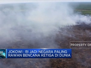 Jokowi: RI Jadi Negara Paling Rawan Bencana Ketiga di Dunia